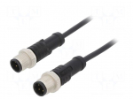 Cable: for sensors/automation | PIN: 4 | M12 male,both sides | plug