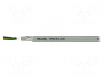 Wire: servo drive | TOPFLEX&reg;611-C-PUR | 4G1.5mm2 | grey | stranded | Cu