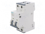 Circuit breaker | 230/400VAC | Inom: 4A | Poles: 2 | Charact: C | 10kA