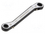 Wrench: ring | double-sided,rattle | 10mm,13mm | Speeder