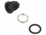 Connector: circular | 420 | 125V | 1A | PIN: 4 | socket | female | soldering