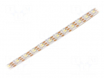 Programmable LED tape | RGBW | 5050 | LED/m: 70 | 12mm | white PCB | IP20