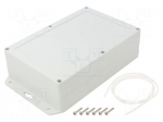 Enclosure: multipurpose | X: 140mm | Y: 210mm | Z: 60mm | ZP | light grey
