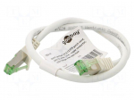 Patch cord | S/FTP | Cat: Cat 8.1 | RJ45 plug,both sides | stranded