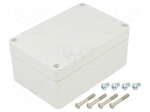 Enclosure: multipurpose | X: 80mm | Y: 120mm | Z: 55mm | EUROMAS | IP66