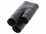 Cable breakout | glueless | 19.3/13.2mm | black | -75&divide;150&deg;C | RAYCHEM