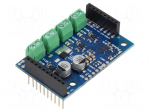 DC-motor driver | Motoron | I2C | Icont out per chan: 1.7A | Ch: 3
