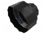Heat shrink boot | 156/95mm | black | Diam.after shrinking: 45/45mm