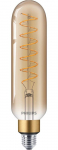 PHILIPS LED stikla-giant 40W E27 T65 zelta dimmējama spuldze RETRO vintage 8719514313804 929002983701