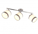 Trio-Lighting Davos 3-pc E14 chrome/white virziena gaismeklis