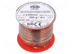 Coil wire | double coated enamelled | 2.6mm | 0.2kg | -65&divide;200&deg;C