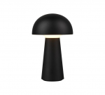Trio Lennon LED table lamp black rechargeable gaismeklis R52176102 4017807496338