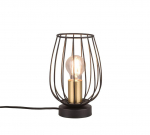 TRIO-Lighting Grid table lamp E27 matt black gaismeklis