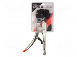 Pliers | with chain,locking,welding grip | 250mm