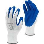 T&ouml;&ouml;riistad ja m&otilde;&otilde;teseadmed // Lisaseadmed lihvijatele, puuridele ja kruvikeerajatele // Rękawice lateks granat-białe l211107p, 12 par, "7", ce,lahti