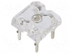 LED | RGB | 150mcd,600mcd,800mcd | 160&deg; | Front: convex | No.of term: 4