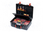Tools set: general purpose | case | 1kV | eMobility | Kind: insulated