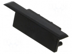 Cap for LED profiles | black | 20pcs | ABS | VARIO30-06