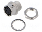 Connector: circular | push-pull | socket | PIN: 4 | 2A | HR10 | soldering