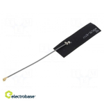 Antenna | 4G,LTE | 2dBi | linear | 56.59x16.53mm | IPEX | -40&divide;85&deg;C