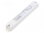 Power supply: switching | LED | 2&divide;43VDC | 350mA | IP20 | 158x19x22mm