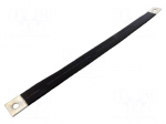 Braids | insulated earthing tape | W: 35mm | 70mm2 | &Oslash;1: 13mm | &Oslash;2: 13mm