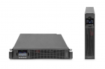 Servers Digitus  OnLine UPS, rack/tower, 3000VA, 3000W, LCD, 8 x C13, 1 x C19, RS-232, USB, SNMP card (optional), relay card (optional)