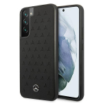 Back panel cover Mercedes-Benz  Mercedes Leather Stars Pattern Case for Samsung Galaxy S22+ - Black