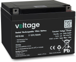 AGM Battery Voltage 12V 26Ah VE12-26 (Lifespan 6-9 years)