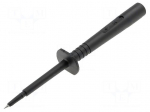 Measuring tip | 16A | black | Socket size: 4mm