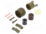 Connector: military | plug | male | PT/451 | 7.5A | 600V | PIN: 8 | straight