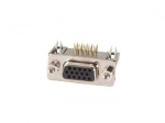 FEMALE 15-PIN SUB-D CONNECTOR - HIGH DENSITY - PCB MOUNTING