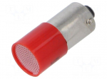 LED lamp | red | BA9S,T10 | 110VDC | 110VAC | plastic | -20&divide;60&deg;C