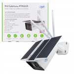 PNI SafeHome PT950LR 1080P 2MP video surveillance camera with 6W solar panel, WiFi, battery, control via Tuya Smart application, integration in scenarios and smart automation with other Tuya compatibl