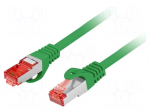 Patch cord | S/FTP | Cat: 6 | RJ45 plug,both sides | stranded | Cu | 10m