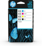 HP 932/933 4-pack (6ZC71AE) Ink Cartridge Multipack, BK/C/M/Y