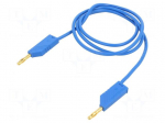 Test lead | 60VDC | 30VAC | 32A | Len: 1m | blue | Cond.cross sec: 2.5mm2