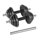 Spordiks ja aktiivseks puhkuseks // Spordikaubad ja varustus // Hantle żeliwne regulowane w walizce z gryfem, zestaw 20kg  REBEL ACTIVE