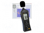 Meter: sound level | LCD | 4 digit | Sound level: 30&divide;130dB | 335g | IP20