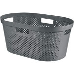 Uued tooted // Kosz do magla / na pranie Curver Infinity Recycled, Pojemność 40L, Ciemny szary, 100% z recyklingu, 245675