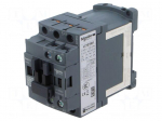 Contactor: 3-pole | NO x3 | Auxiliary contacts: NC | 24VDC | 18A | 690V