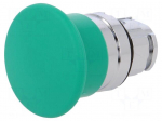 Switch: push-button | Stabl.pos: 1 | 22mm | green | Illumin: none | IP66