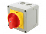 Switch: cam switch | Stabl.pos: 2 | 16A | 0-1 | Mounting: in housing