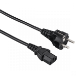 Hama Power Cord 1.5m Black