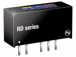 Converter: DC/DC | 2W | Uin: 4.5&divide;5.5VDC | Uout: 5VDC | Uout2: -5VDC | SIP7