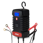 Patareisid, akusid ja laadijaid // Auto ja mootorratta aku laadijad 12V, 24V, 6V | K&auml;ivitusseade (Jump Starter) // Prostownik cyfrowy agm gel std lfp max 6a 6v 12v pro hook amio-04532
