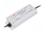 Power supply: switched-mode | LED | 60W | 12VDC | 10.8&divide;13.2VDC | 2.5&divide;5A