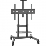 ONKRON TS1891-B Mobile tilting stand for TVs 50&lsquo;-90&rsquo;, max. 100 kg, black