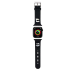 Karl Lagerfeld Karl and Choupette Head NFT Watch Strap for Apple Watch 42/44/45/46/49 / black