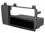 Radio mounting frame | Volvo | 2 ISO | black